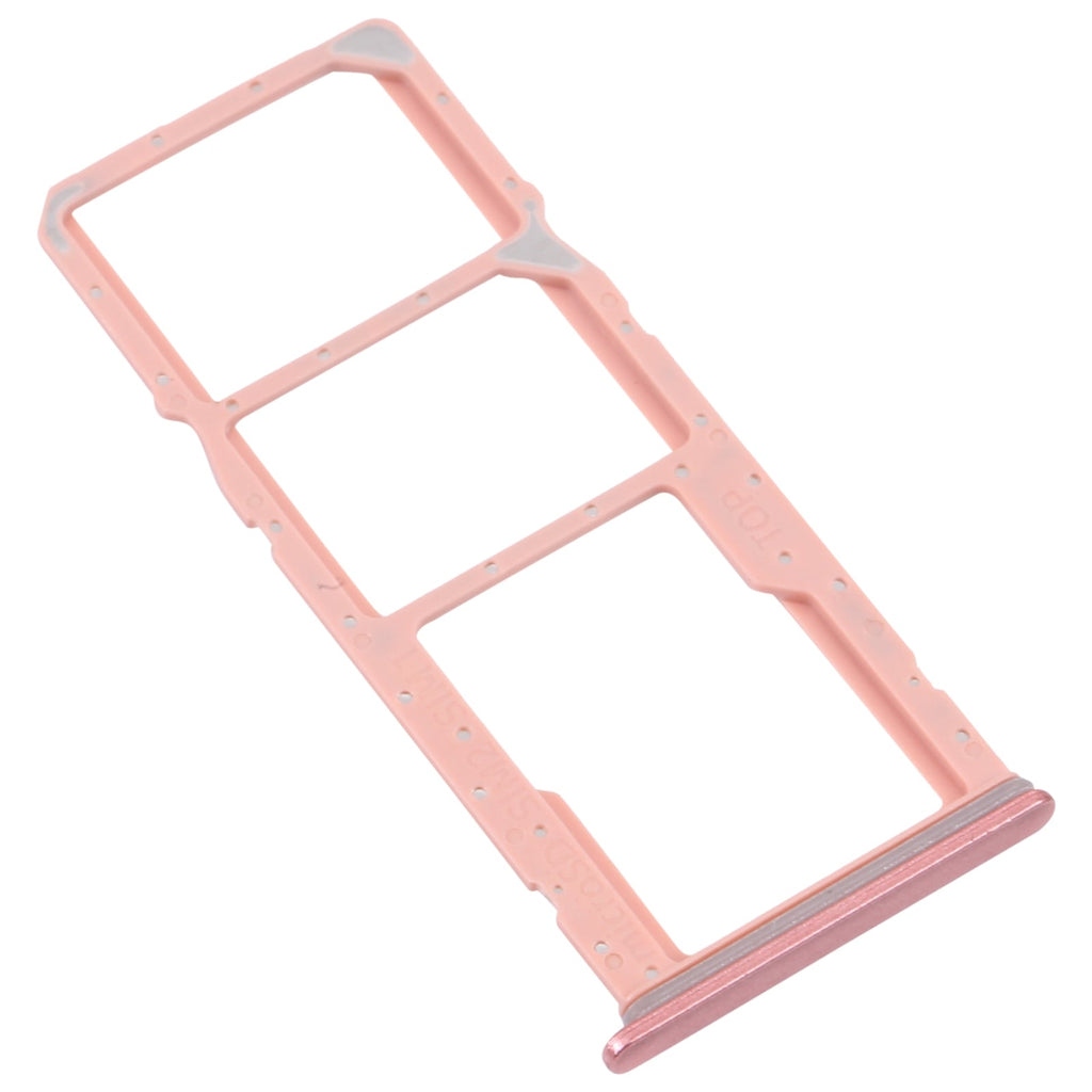 For Samsung Galaxy A04 Core SM-A042F Original SIM Card Tray + SIM Card Tray + Micro SD card tray(Rose Gold)