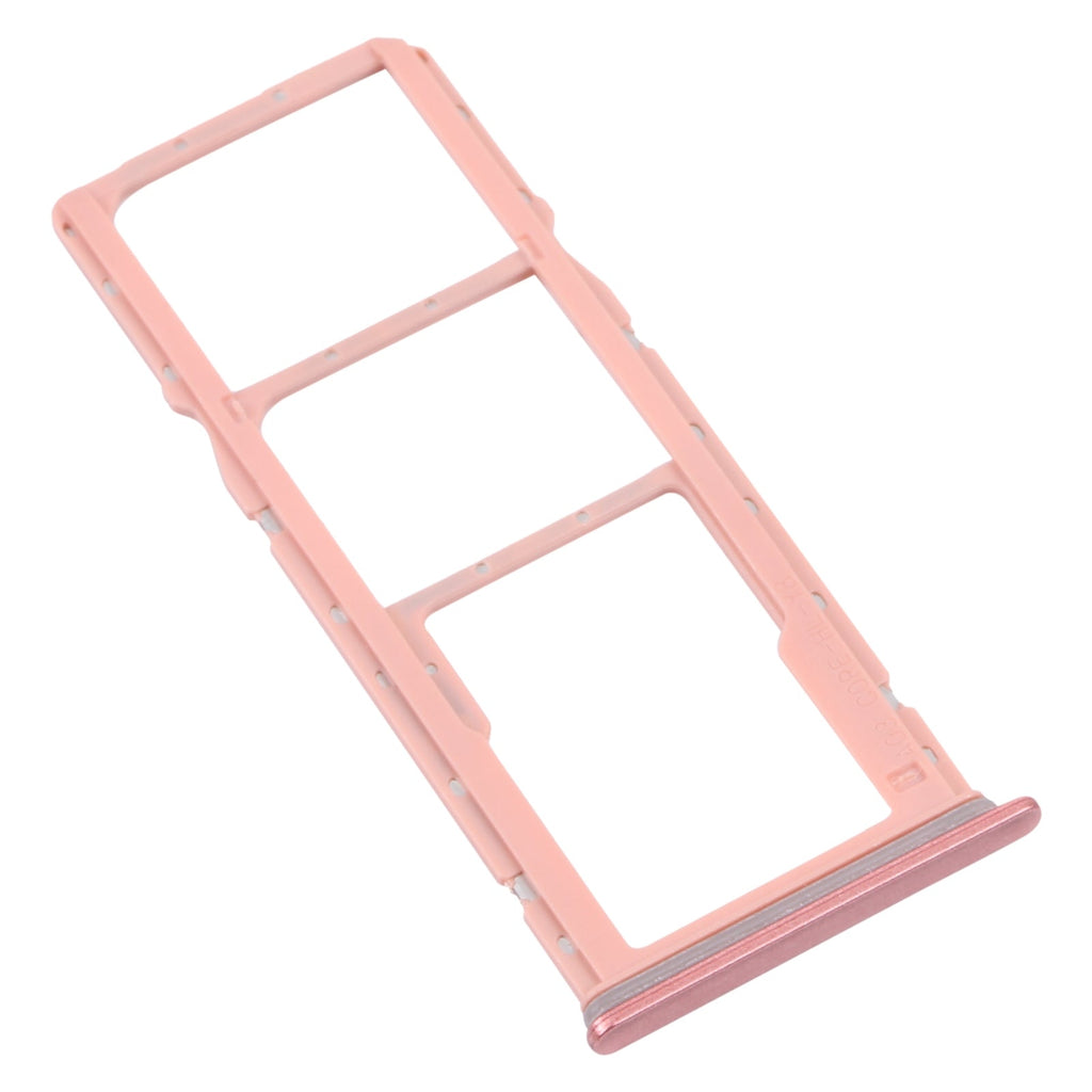 For Samsung Galaxy A04 Core SM-A042F Original SIM Card Tray + SIM Card Tray + Micro SD card tray(Rose Gold)