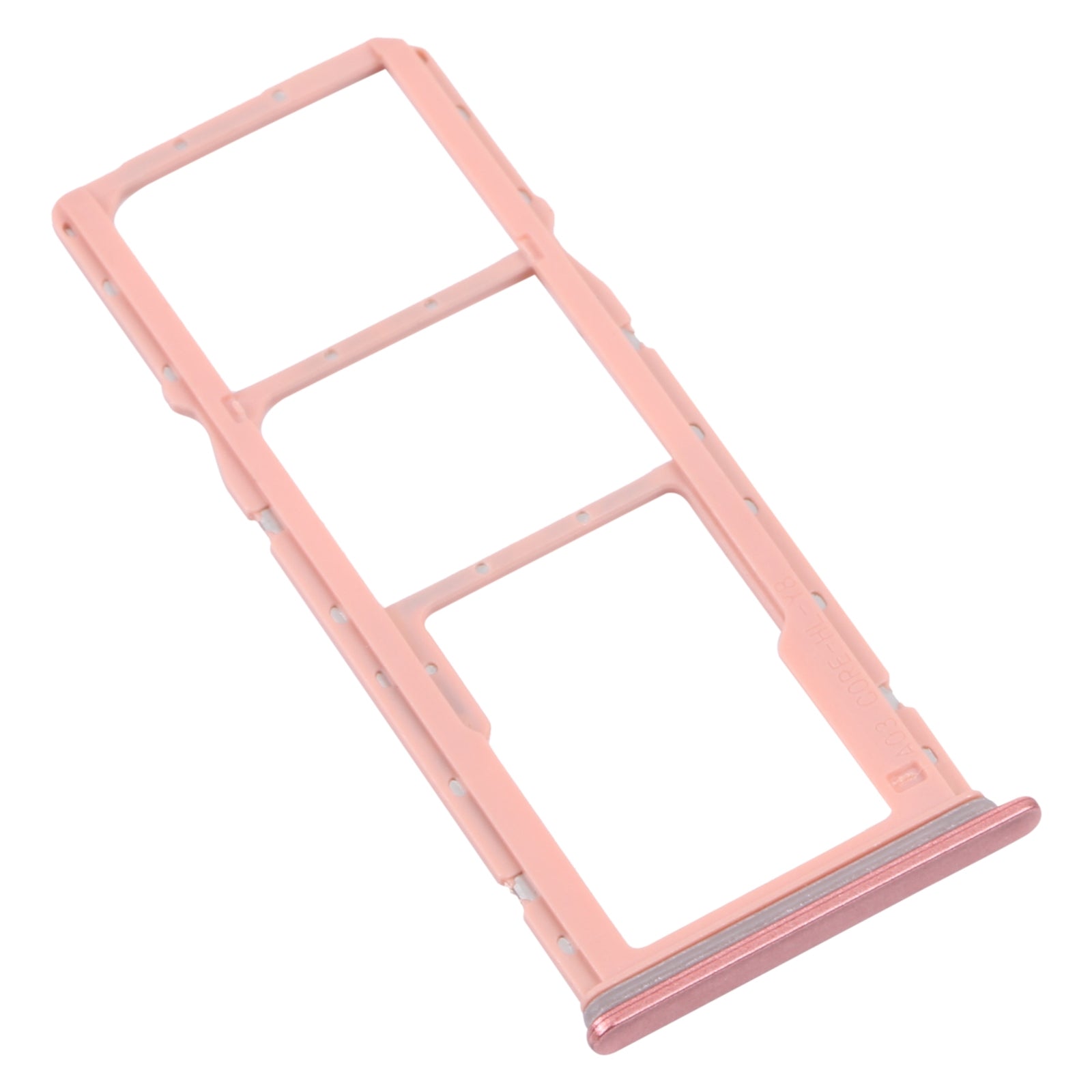 For Samsung Galaxy A04 Core SM-A042F Original SIM Card Tray + SIM Card Tray + Micro SD card tray(Rose Gold)