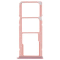 For Samsung Galaxy A04 Core SM-A042F Original SIM Card Tray + SIM Card Tray + Micro SD card tray(Rose Gold)