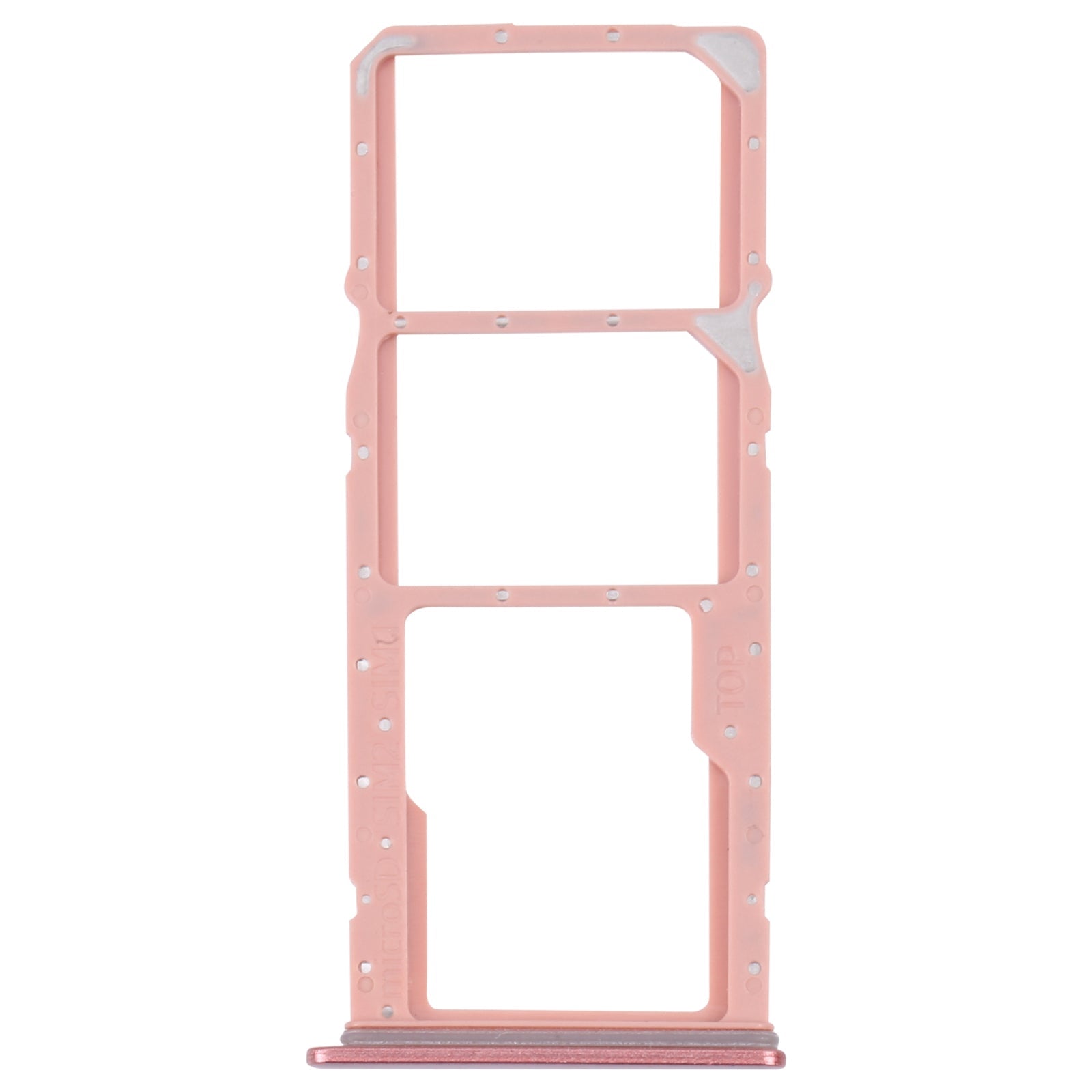 For Samsung Galaxy A04 Core SM-A042F Original SIM Card Tray + SIM Card Tray + Micro SD card tray(Rose Gold)
