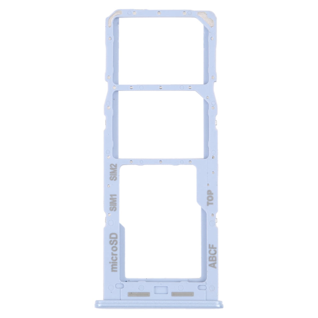 For Samsung Galaxy A23 5G SM-A236B Original SIM Card Tray + SIM Card Tray + Micro SD card tray (Blue)
