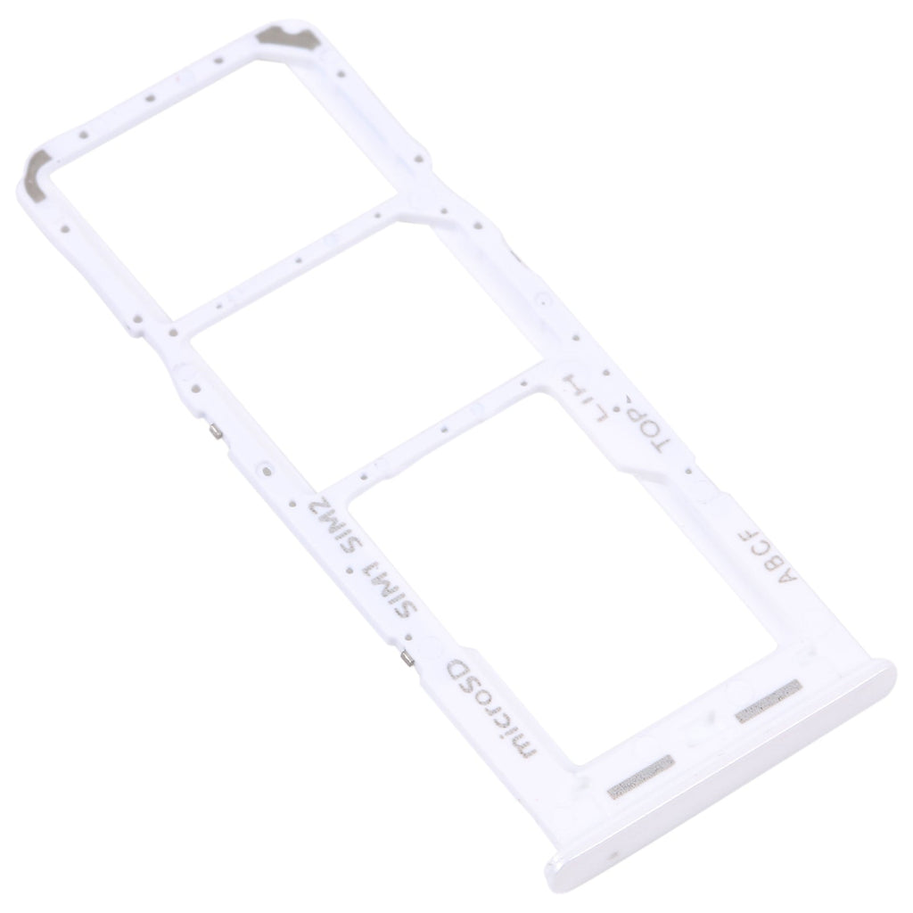 For Samsung Galaxy A23 5G SM-A236B Original SIM Card Tray + SIM Card Tray + Micro SD card tray (White)