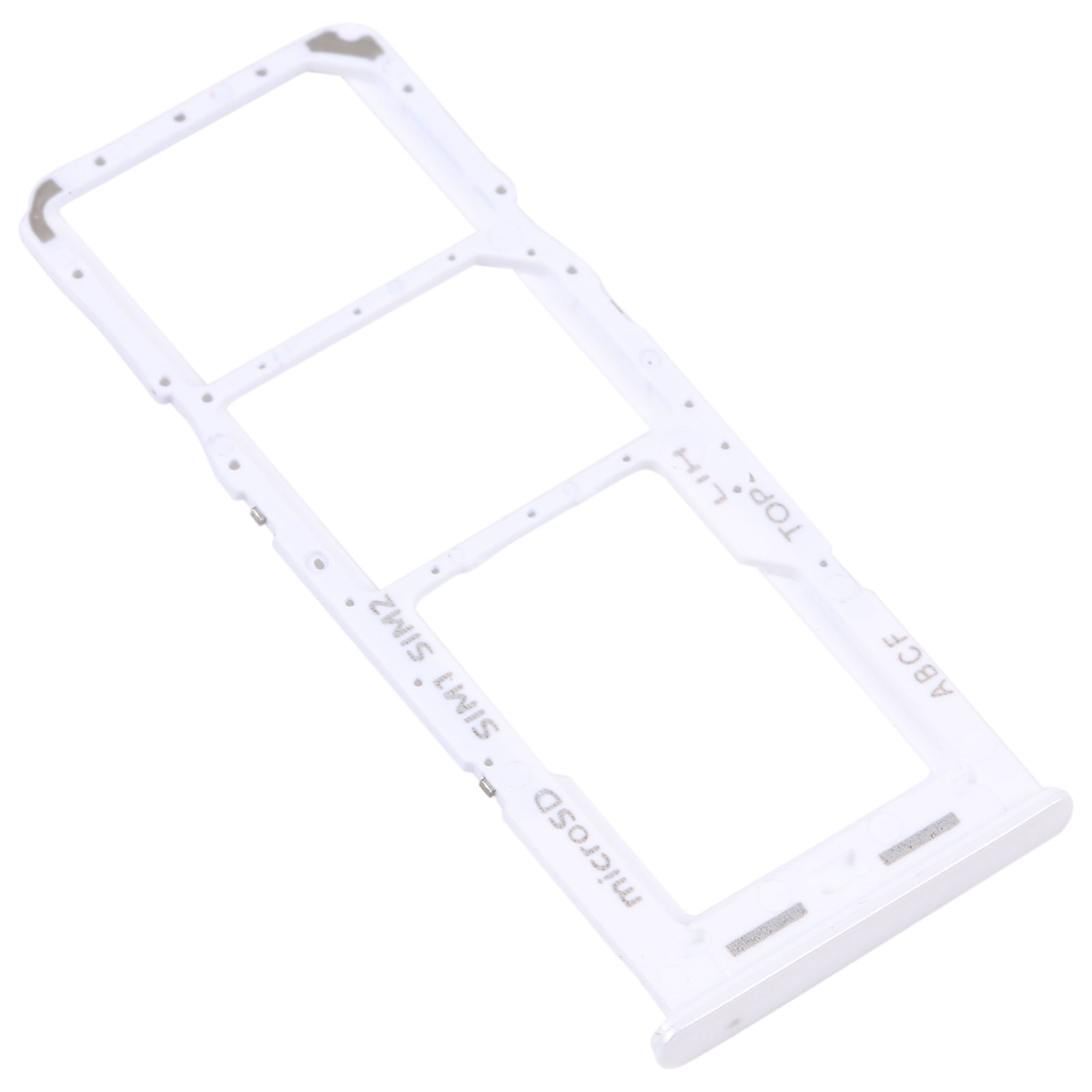 For Samsung Galaxy A23 5G SM-A236B Original SIM Card Tray + SIM Card Tray + Micro SD card tray (White)
