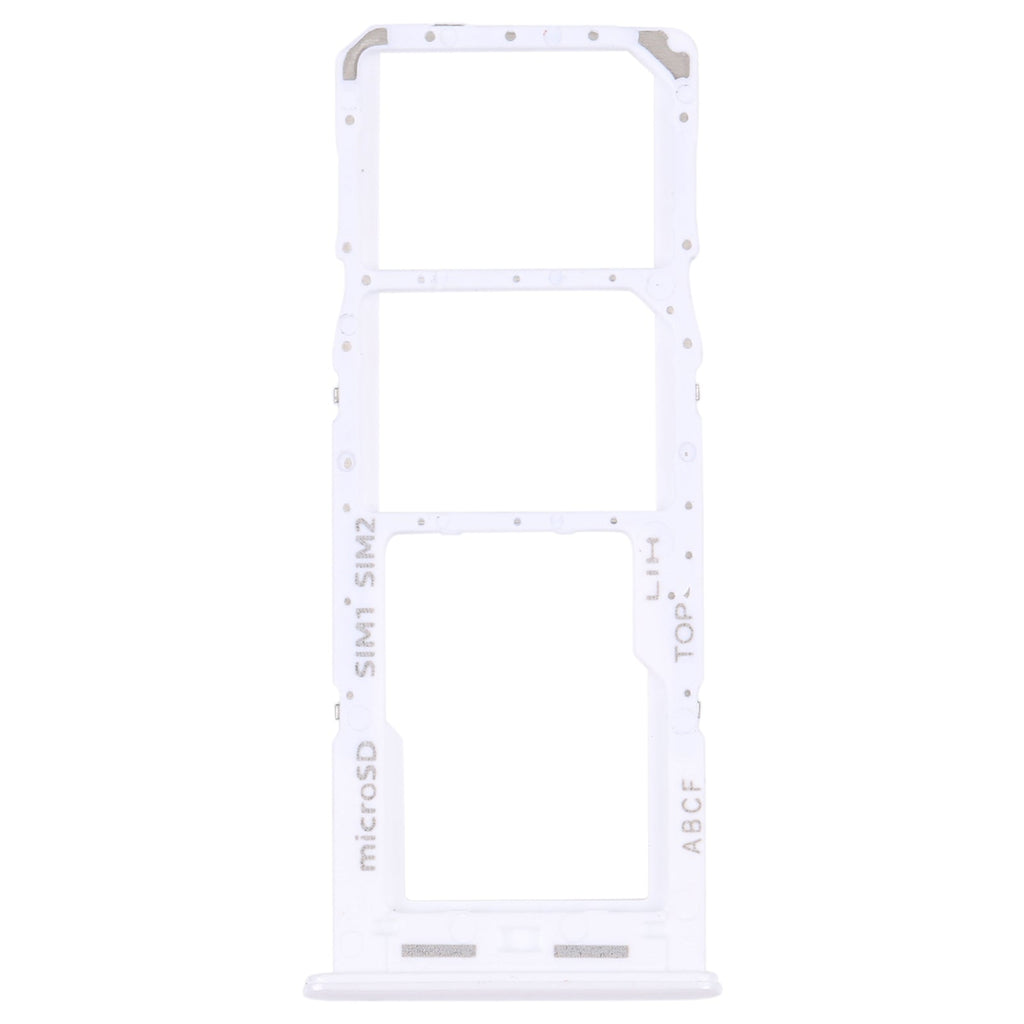 For Samsung Galaxy A23 5G SM-A236B Original SIM Card Tray + SIM Card Tray + Micro SD card tray (White)