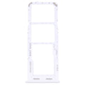 For Samsung Galaxy A23 5G SM-A236B Original SIM Card Tray + SIM Card Tray + Micro SD card tray (White)