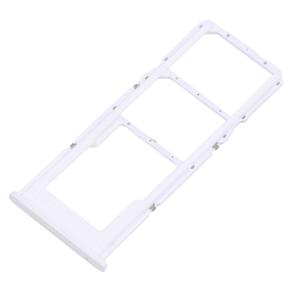 For Samsung Galaxy A23 5G SM-A236B Original SIM Card Tray + SIM Card Tray + Micro SD card tray (White)