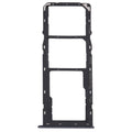 For Samsung Galaxy M42 5G SM-A436B Original SIM Card Tray + SIM Card Tray + Micro SD card tray (Black)