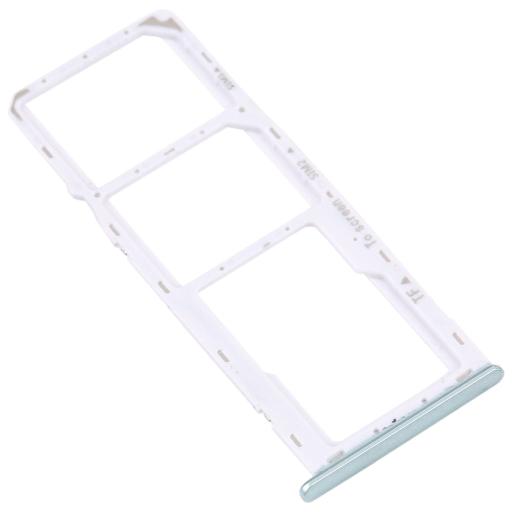 For Samsung Galaxy M42 5G SM-A436B Original SIM Card Tray + SIM Card Tray + Micro SD card tray (Green)