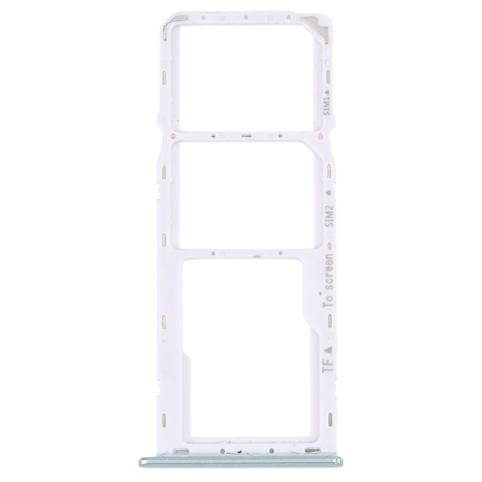 For Samsung Galaxy M42 5G SM-A436B Original SIM Card Tray + SIM Card Tray + Micro SD card tray (Green)
