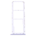 For Samsung Galaxy M42 5G SM-A436B Original SIM Card Tray + SIM Card Tray + Micro SD card tray (Purple)