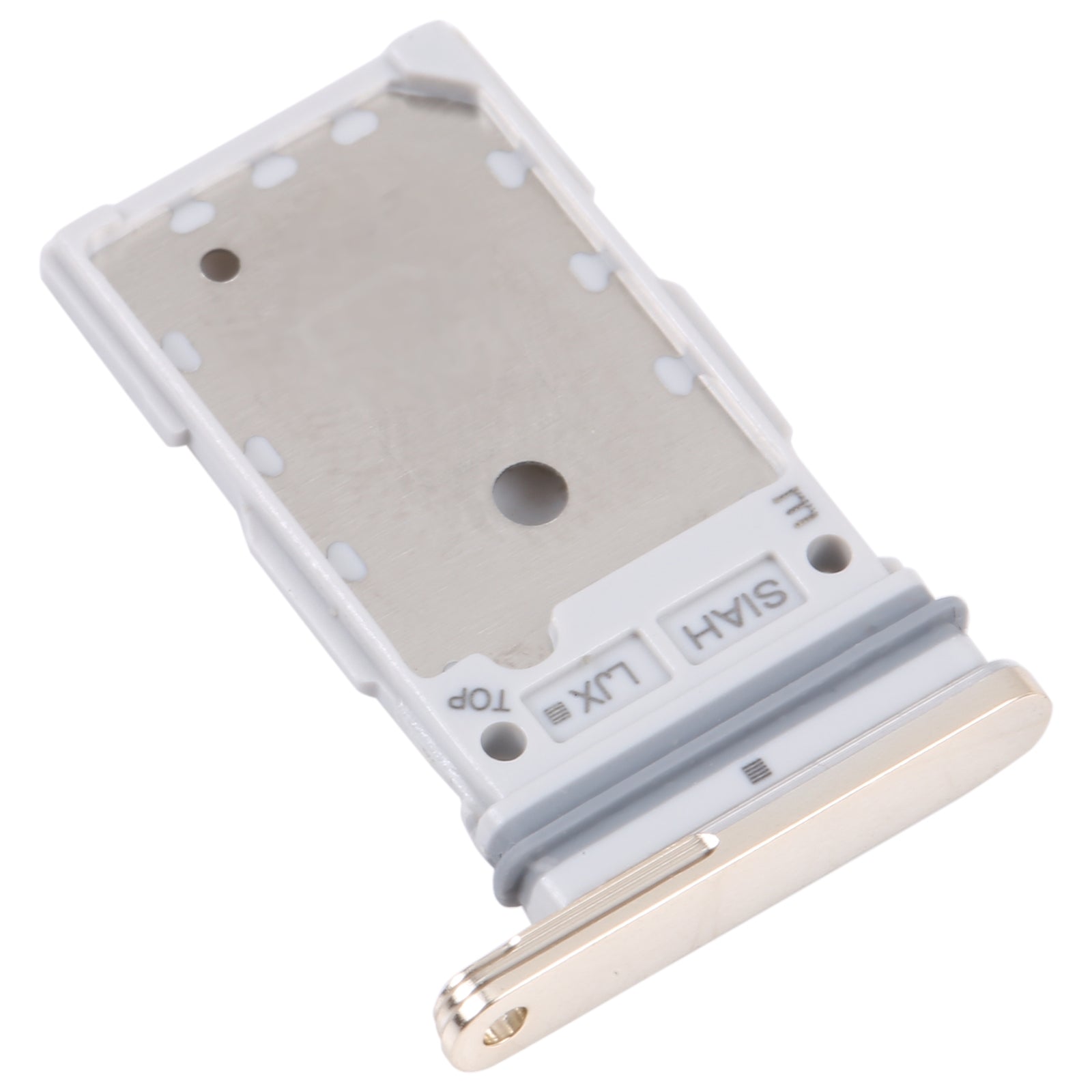 For Samsung Galaxy S23 Ultra SM-S918B Original SIM Card Tray + SIM Card Tray(Gold)