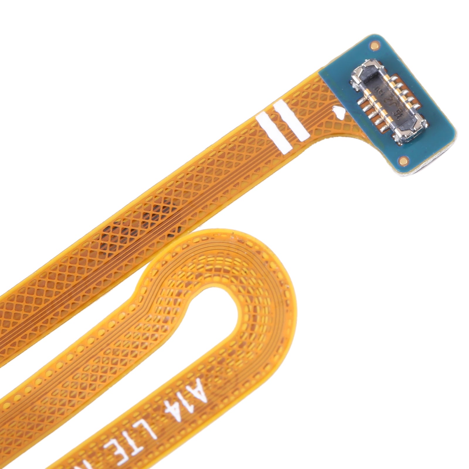 For Samsung Galaxy A14 SM-A145F Original Fingerprint Sensor Flex Cable (Dark Red)