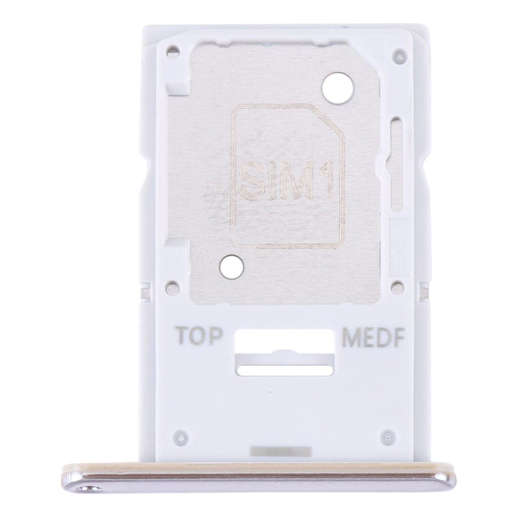 For Samsung Galaxy A54 SM-A546 Original SIM Card Tray + Micro SD Card Tray (Gold)