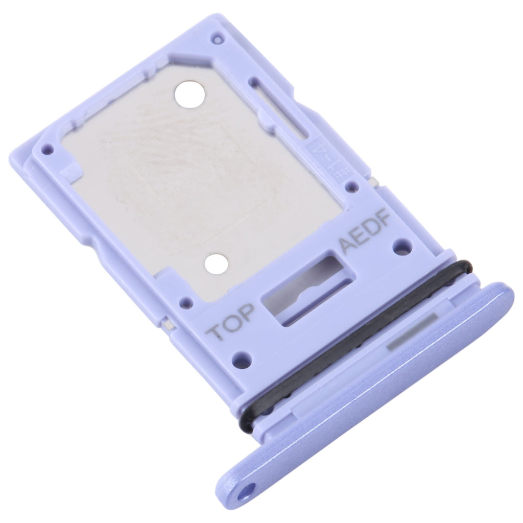 For Samsung Galaxy A54 SM-A546 Original SIM Card Tray + Micro SD Card Tray (Purple)