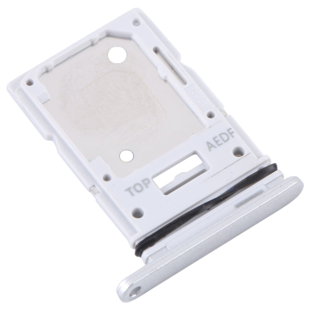 For Samsung Galaxy A54 SM-A546 Original SIM Card Tray + Micro SD Card Tray (Silver)