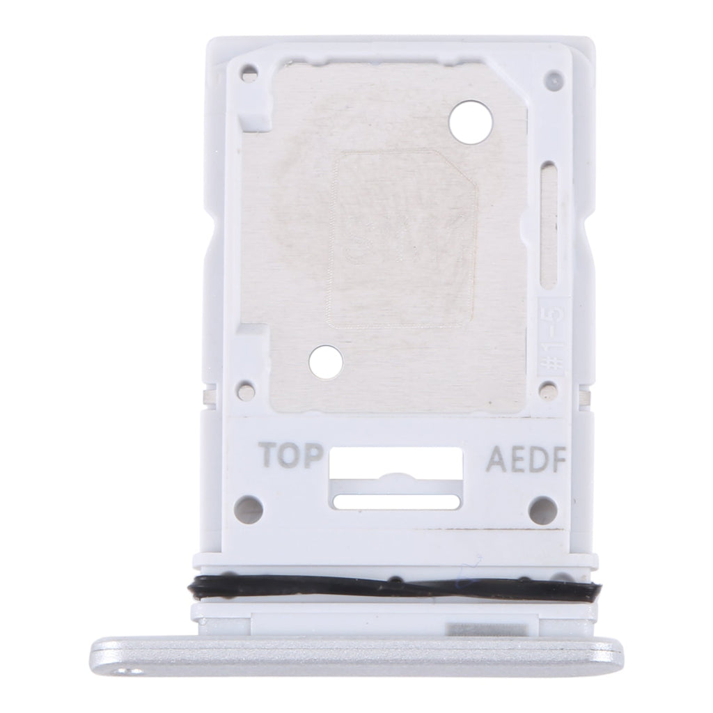 For Samsung Galaxy A54 SM-A546 Original SIM Card Tray + Micro SD Card Tray (Silver)