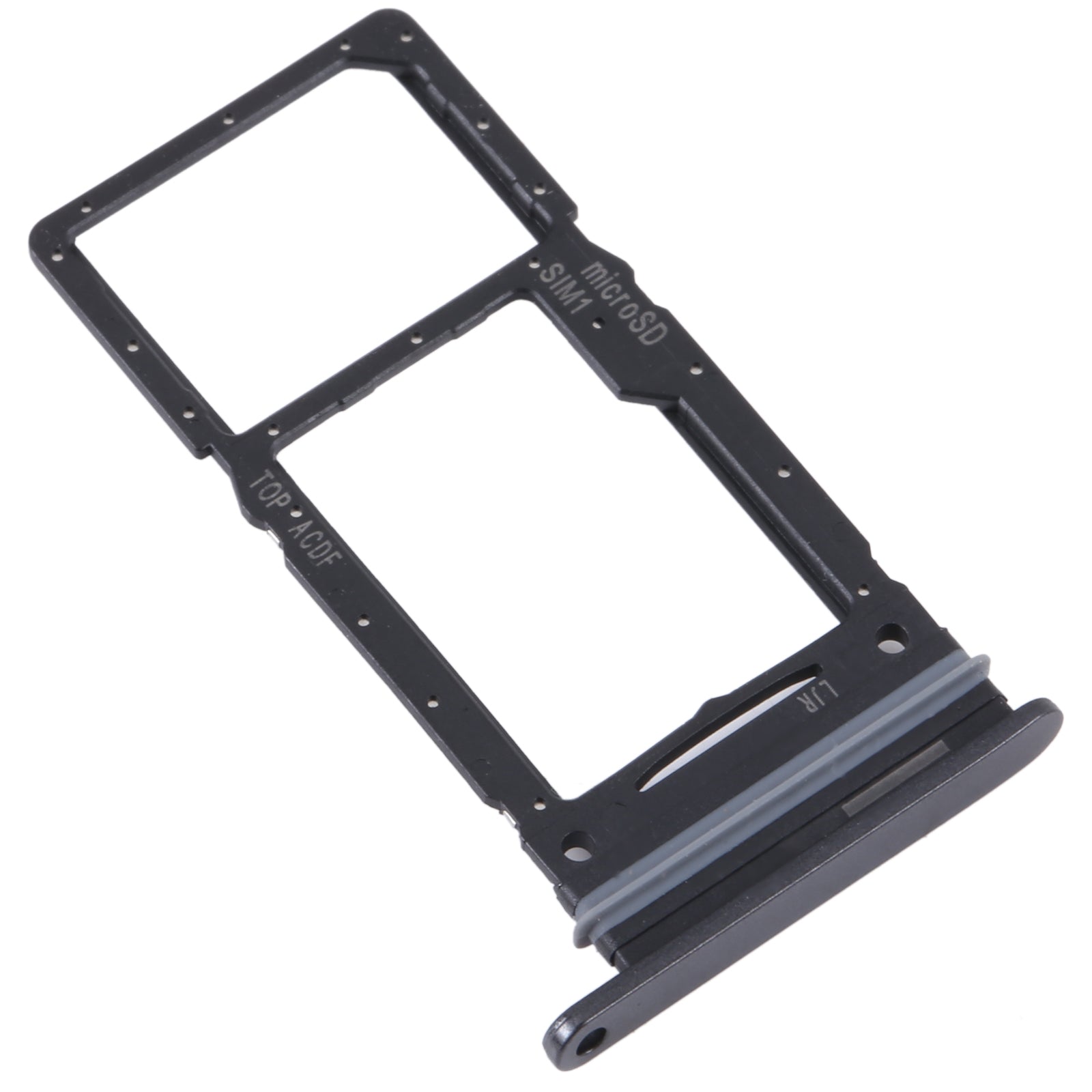 For Samsung Galaxy A34 SM-A346 Original SIM Card Tray + SIM / Micro SD Card Tray (Black)