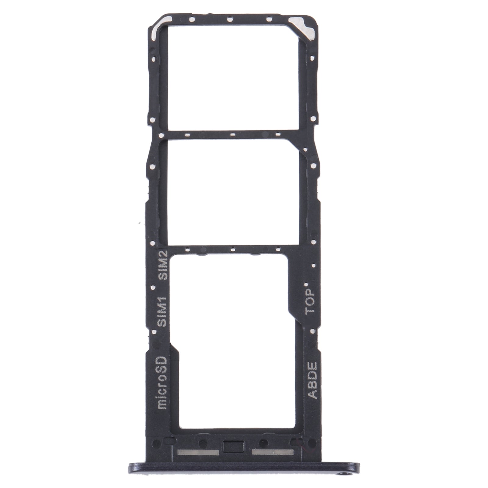 For Samsung Galaxy A24 SM-A245 Original SIM Card Tray + SIM Card Tray + Micro SD Card Tray (Black)
