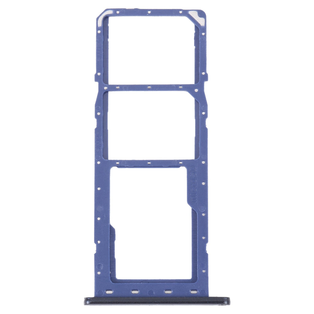 For Samsung Galaxy M04 SM-M045F Original SIM Card Tray + SIM Card Tray + Micro SD Card Tray (Blue)