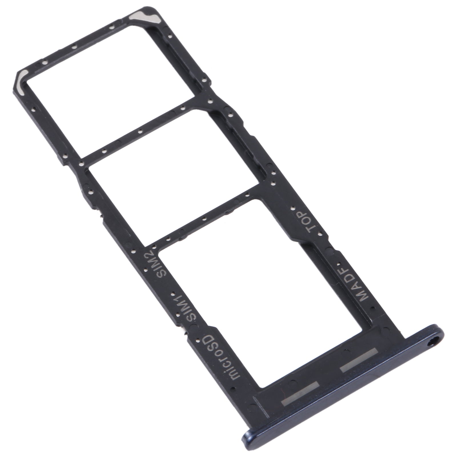 For Samsung Galaxy M14 SM-M146B Original SIM Card Tray + SIM Card Tray + Micro SD Card Tray (Dark Blue)