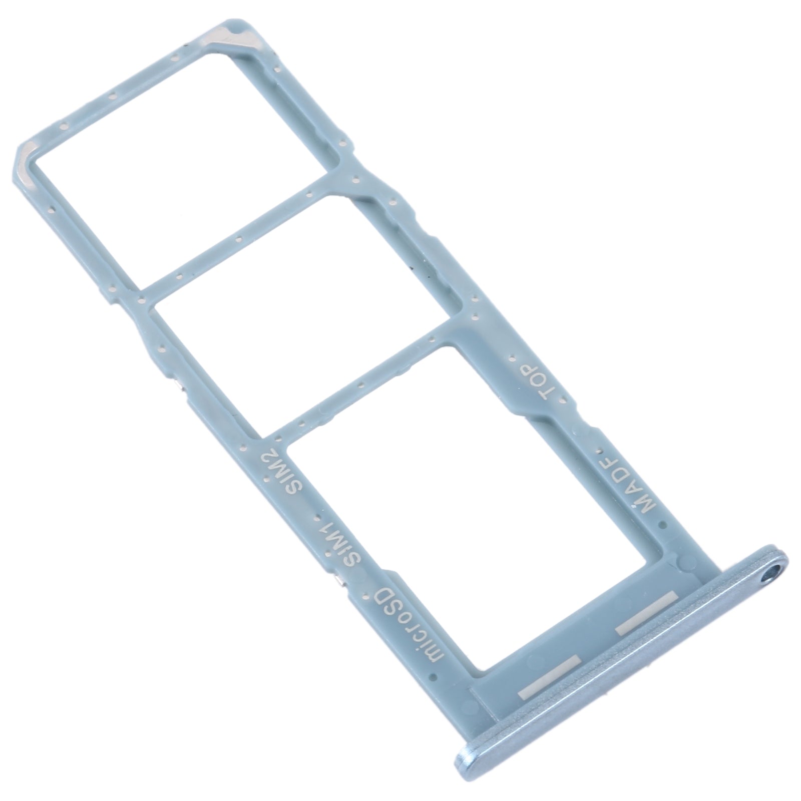 For Samsung Galaxy M14 SM-M146B Original SIM Card Tray + SIM Card Tray + Micro SD Card Tray (Baby Blue)