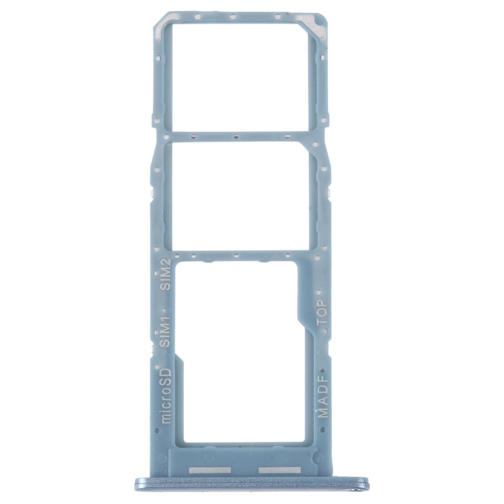 For Samsung Galaxy M14 SM-M146B Original SIM Card Tray + SIM Card Tray + Micro SD Card Tray (Baby Blue)