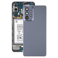 For Samsung Galaxy A73 5G SM-A736B Original Battery Back Cover with Camera Lens Frame(Black)