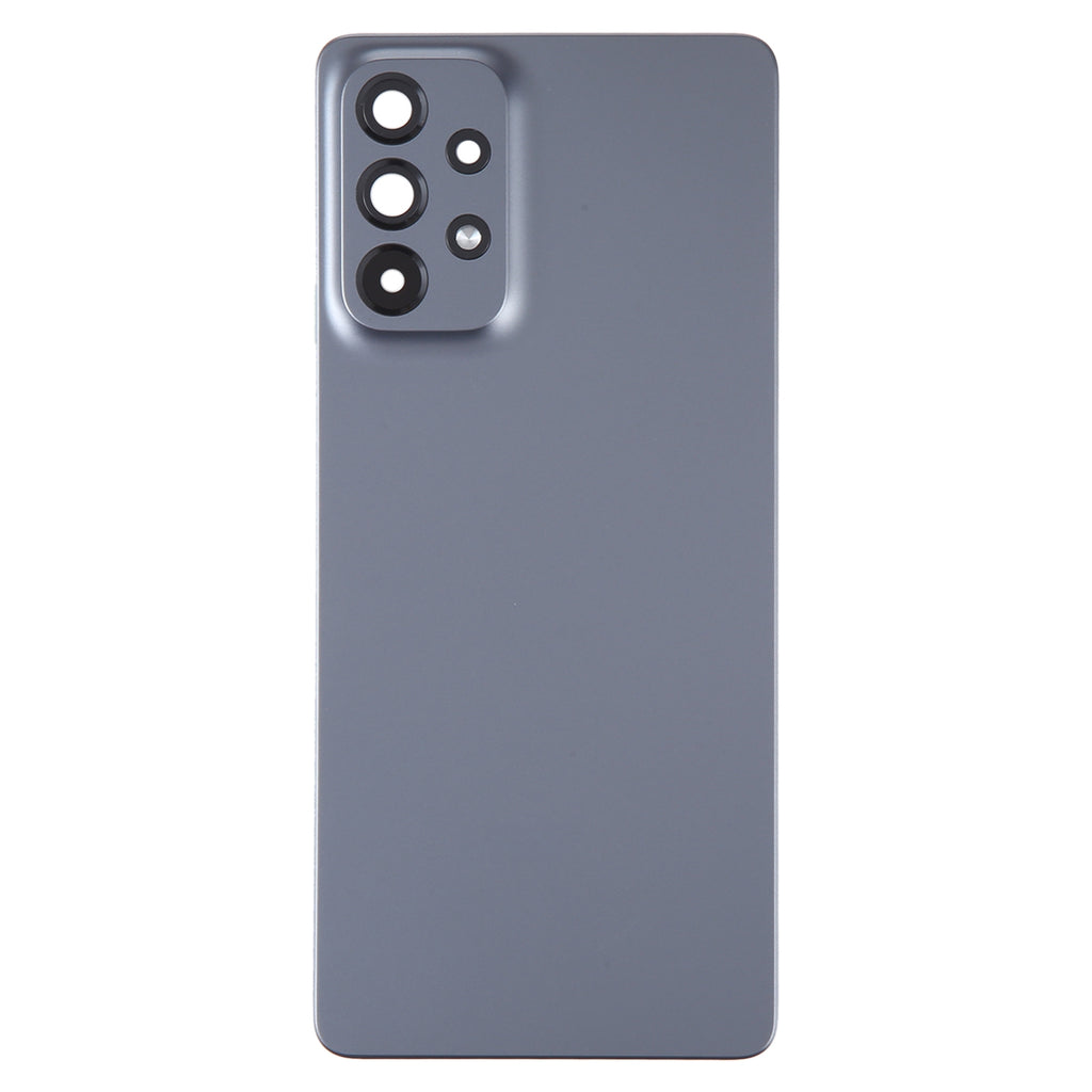 For Samsung Galaxy A73 5G SM-A736B Original Battery Back Cover with Camera Lens Frame(Black)