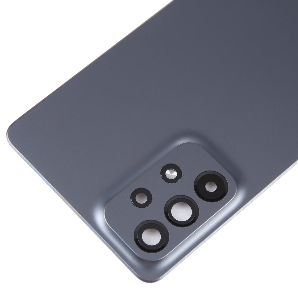 For Samsung Galaxy A73 5G SM-A736B Original Battery Back Cover with Camera Lens Frame(Black)