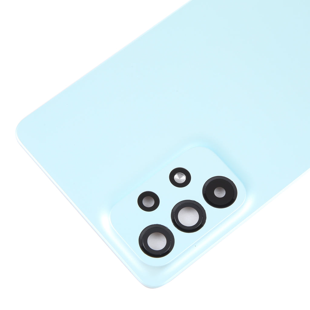 For Samsung Galaxy A73 5G SM-A736B Original Battery Back Cover with Camera Lens Frame(Green)