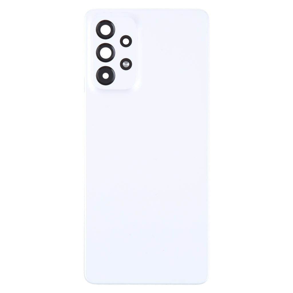 For Samsung Galaxy A73 5G SM-A736B Original Battery Back Cover with Camera Lens Frame(White)