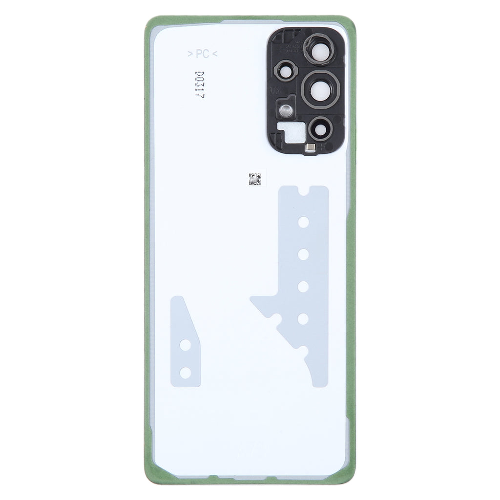 For Samsung Galaxy A73 5G SM-A736B Original Battery Back Cover with Camera Lens Frame(White)