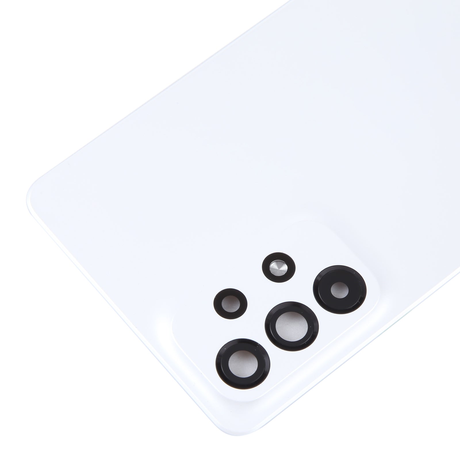 For Samsung Galaxy A73 5G SM-A736B Original Battery Back Cover with Camera Lens Frame(White)