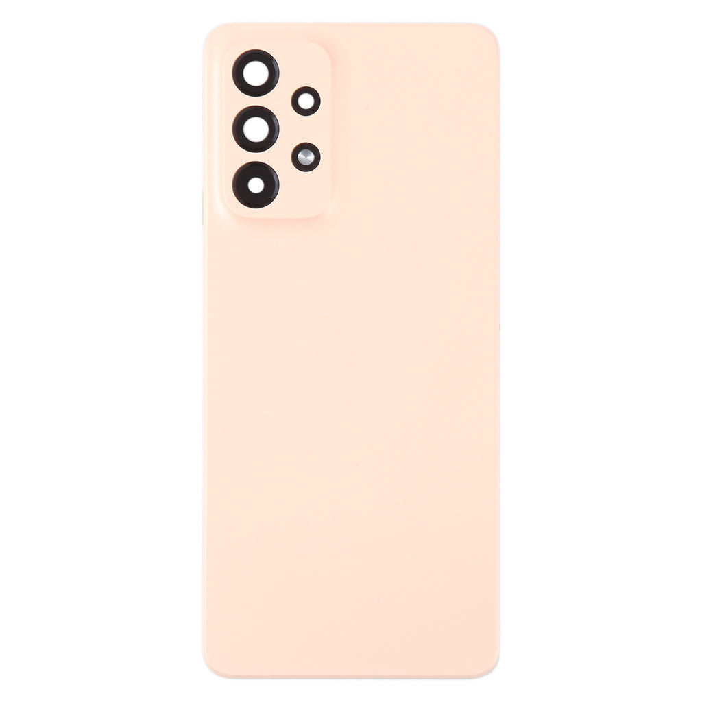 For Samsung Galaxy A33 5G SM-A336B Original Battery Back Cover with Camera Lens Frame(Pink)