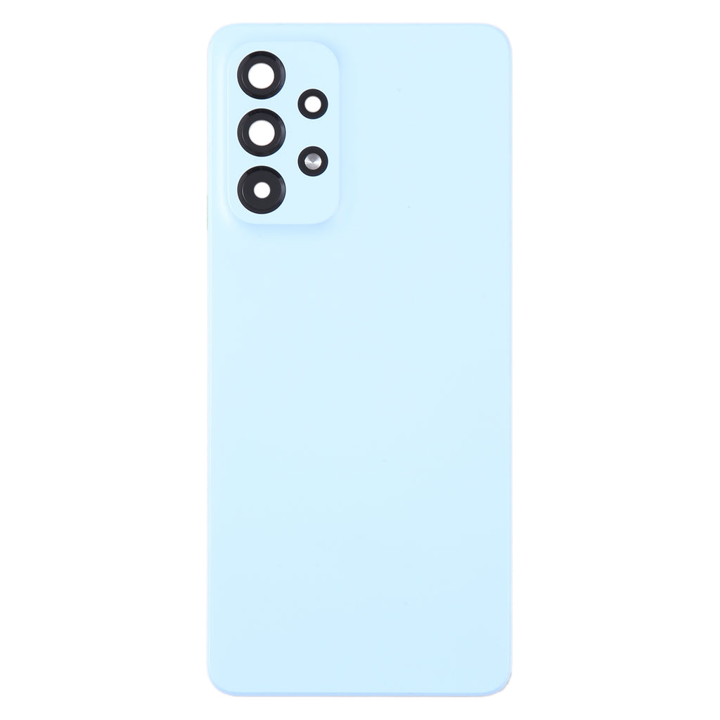 For Samsung Galaxy A33 5G SM-A336B Original Battery Back Cover with Camera Lens Frame(Blue)