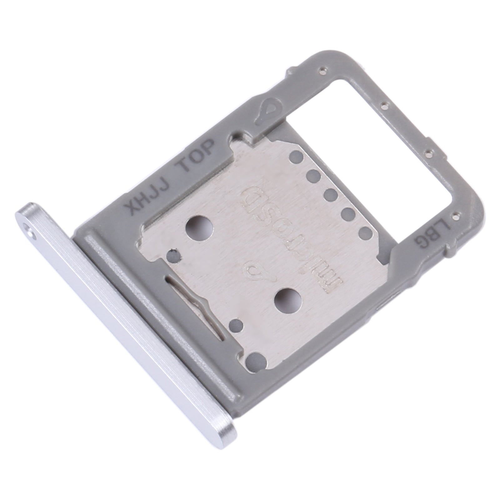 For Samsung Galaxy Tab S8 SM-X700 Original SIM Card Tray + Micro SD Card Tray (Silver)