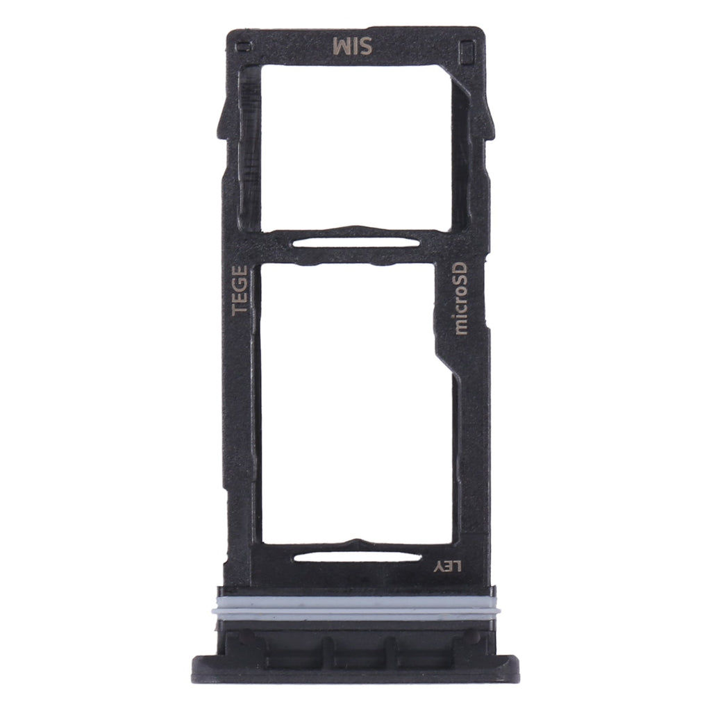 For Samsung Galaxy Tab Active3 8.0 SM-T570/T575 Original SIM Card Tray + Micro SD Card Tray (Black)