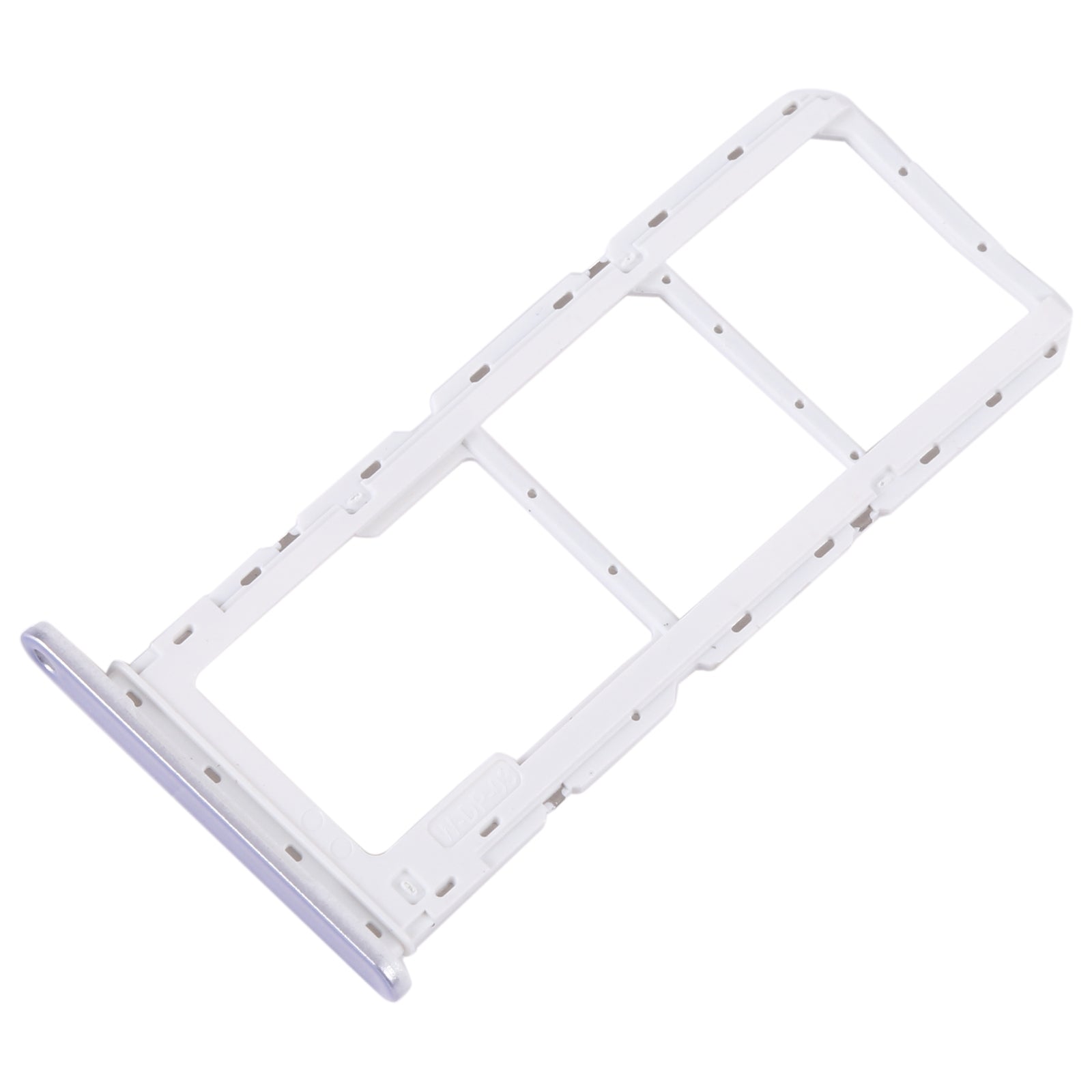 For Samsung Galaxy A14 4G SM-A145P Original SIM Card Tray + SIM Card Tray + Micro SD Card Tray (Silver)