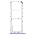 For Samsung Galaxy A14 4G SM-A145P Original SIM Card Tray + SIM Card Tray + Micro SD Card Tray (Silver)