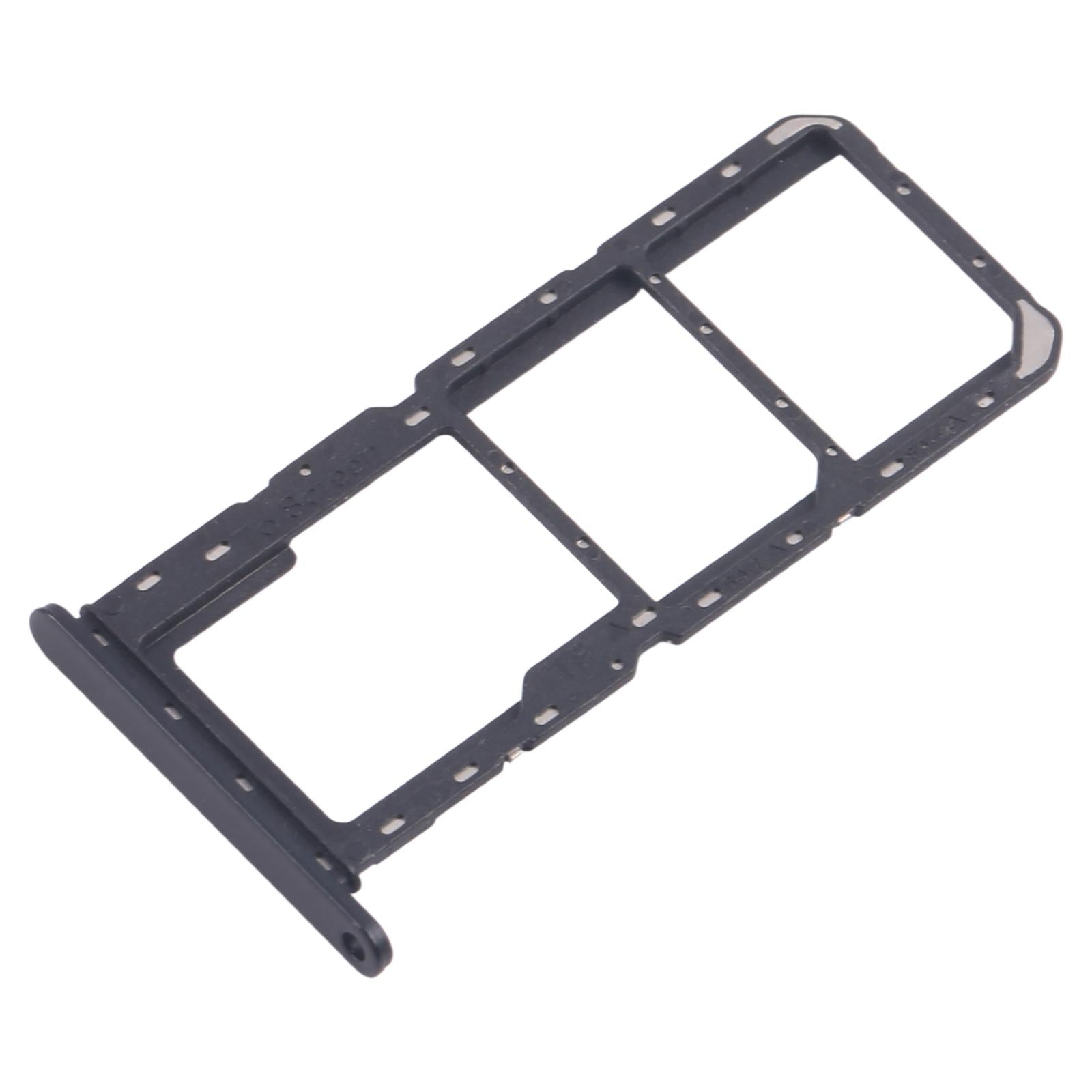 For Samsung Galaxy A14 5G SM-A146P Original SIM Card Tray + SIM Card Tray + Micro SD Card Tray (Black)