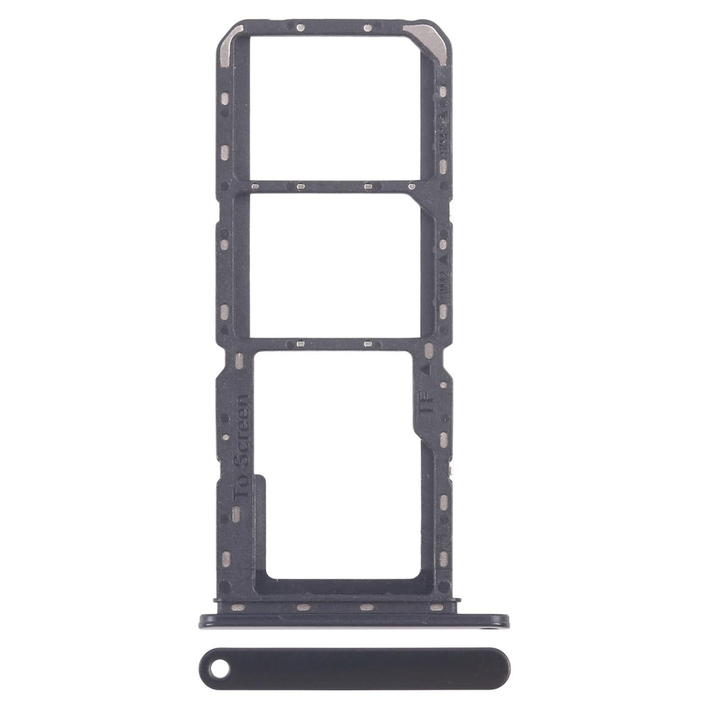 For Samsung Galaxy A14 5G SM-A146P Original SIM Card Tray + SIM Card Tray + Micro SD Card Tray (Black)