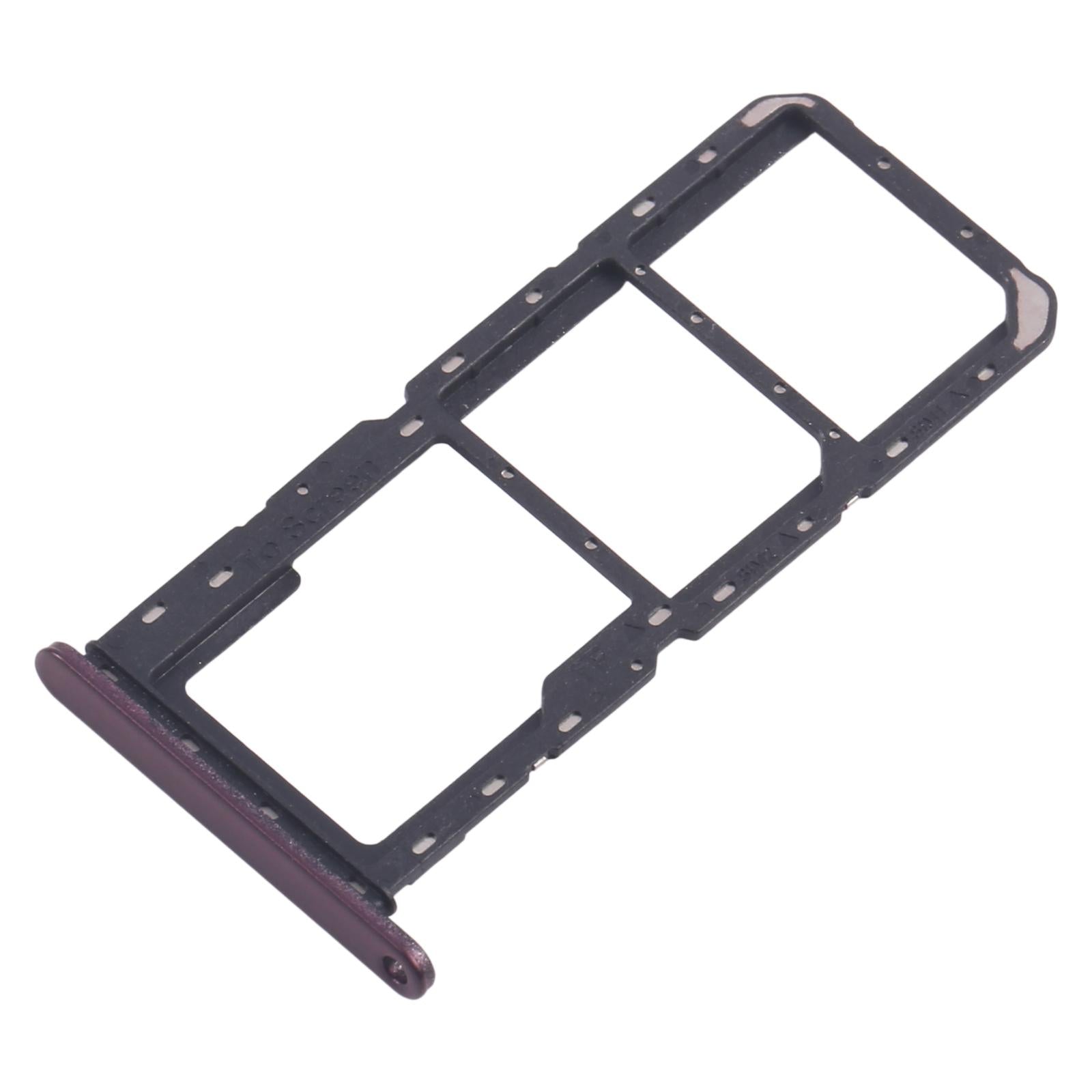 For Samsung Galaxy A14 5G SM-A146P Original SIM Card Tray + SIM Card Tray + Micro SD Card Tray (Purple)