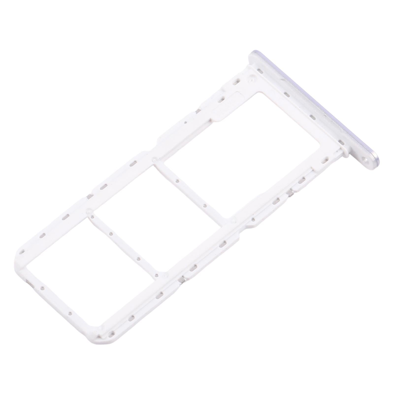 For Samsung Galaxy A14 5G SM-A146P Original SIM Card Tray + SIM Card Tray + Micro SD Card Tray (Silver)