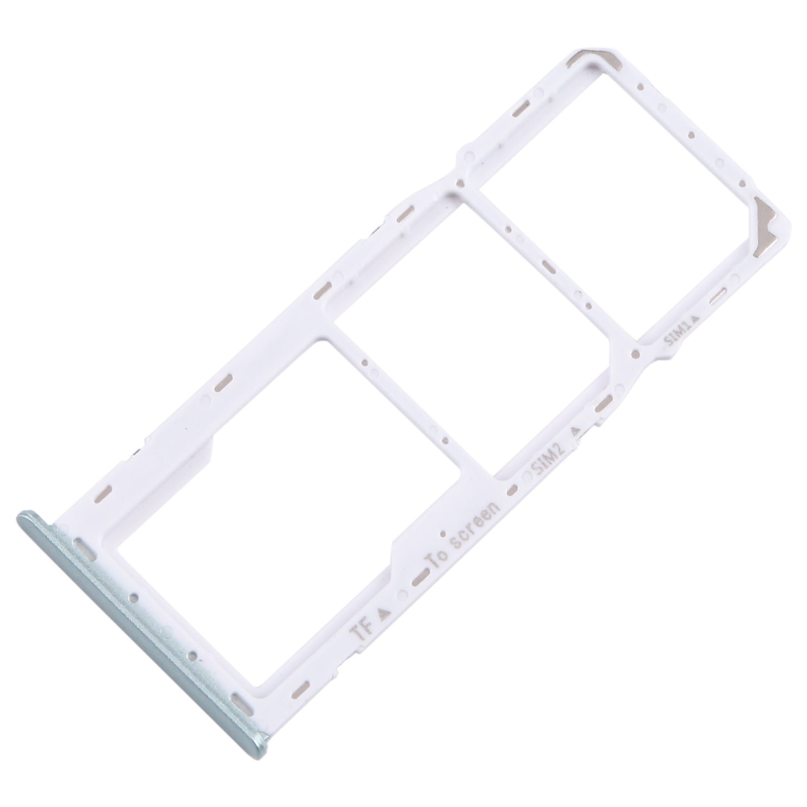 For Samsung Galaxy A22 5G SM-A226B Original SIM Card Tray + SIM Card Tray + Micro SD Card Tray (Green)