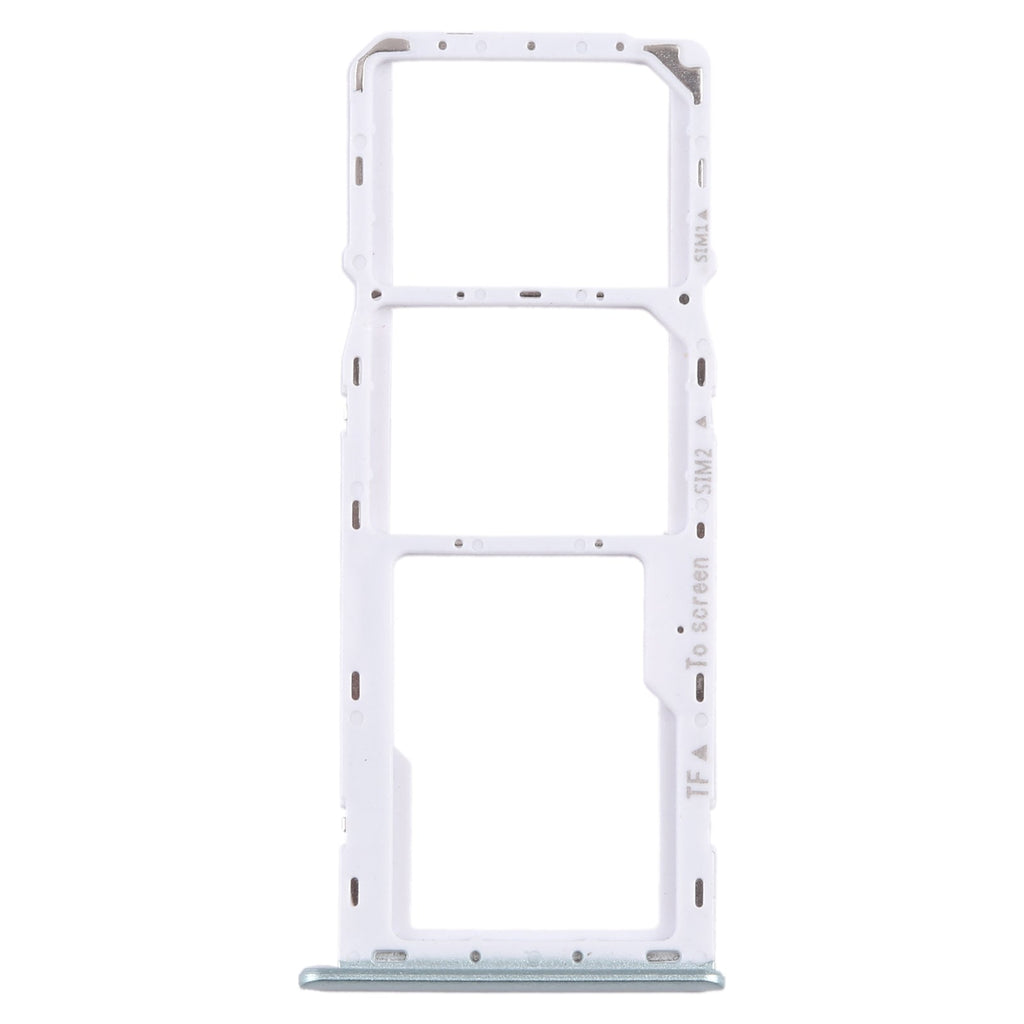 For Samsung Galaxy A22 5G SM-A226B Original SIM Card Tray + SIM Card Tray + Micro SD Card Tray (Green)