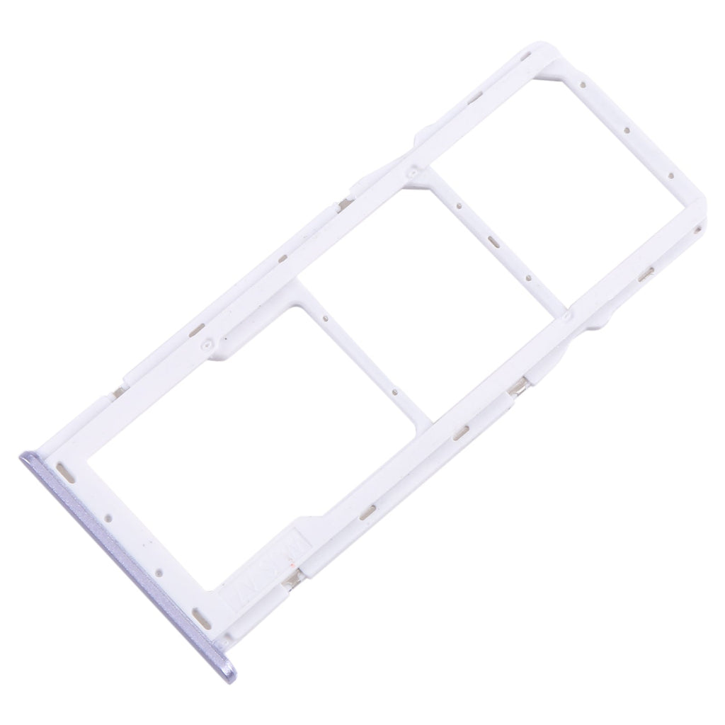 For Samsung Galaxy A22 5G SM-A226B Original SIM Card Tray + SIM Card Tray + Micro SD Card Tray (Purple)