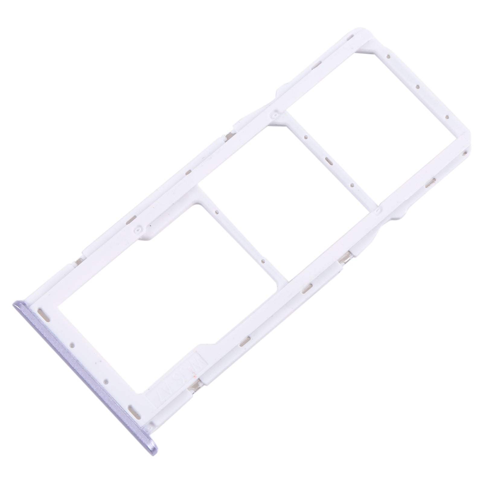 For Samsung Galaxy A22 5G SM-A226B Original SIM Card Tray + SIM Card Tray + Micro SD Card Tray (Purple)