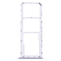 For Samsung Galaxy A22 5G SM-A226B Original SIM Card Tray + SIM Card Tray + Micro SD Card Tray (Purple)