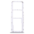 For Samsung Galaxy A22 5G SM-A226B Original SIM Card Tray + SIM Card Tray + Micro SD Card Tray (Silver)